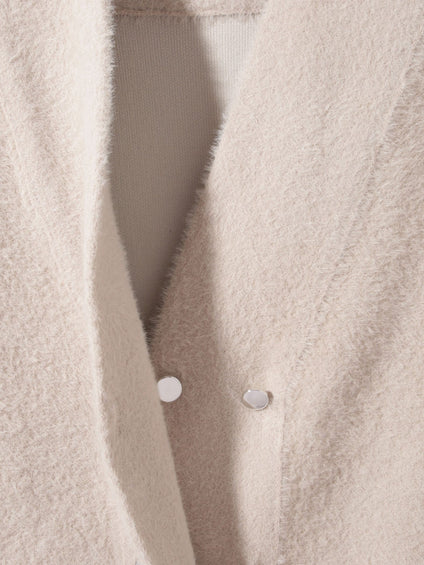 フェレットタッチWニットジャケット≪手洗い可能≫