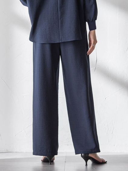 【一瞬で楽とキレイを叶える】タンブラーオックスイージーワイドパンツ≪手洗い可能≫