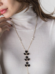 エポフラワーナローネックレス