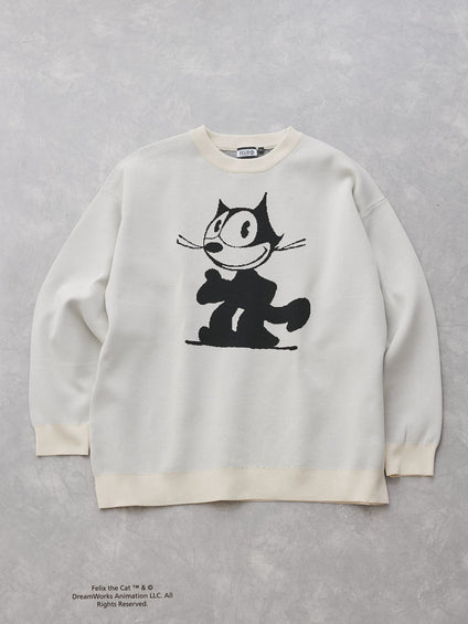 【FELIX】軽量ニットトップス≪洗濯機で洗える≫