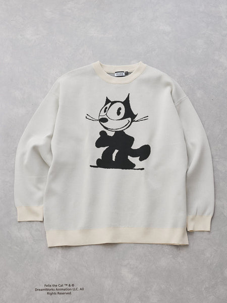 【FELIX】軽量ニットトップス≪洗濯機で洗える≫