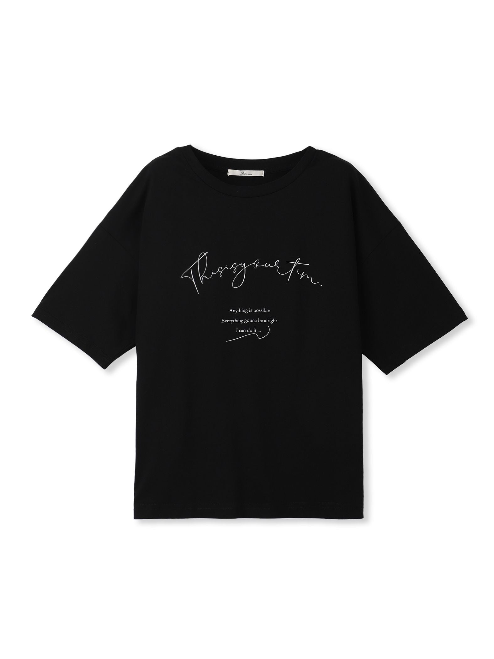 【WEB限定】ドライタッチコットンミックスロゴT≪洗濯機で洗える≫