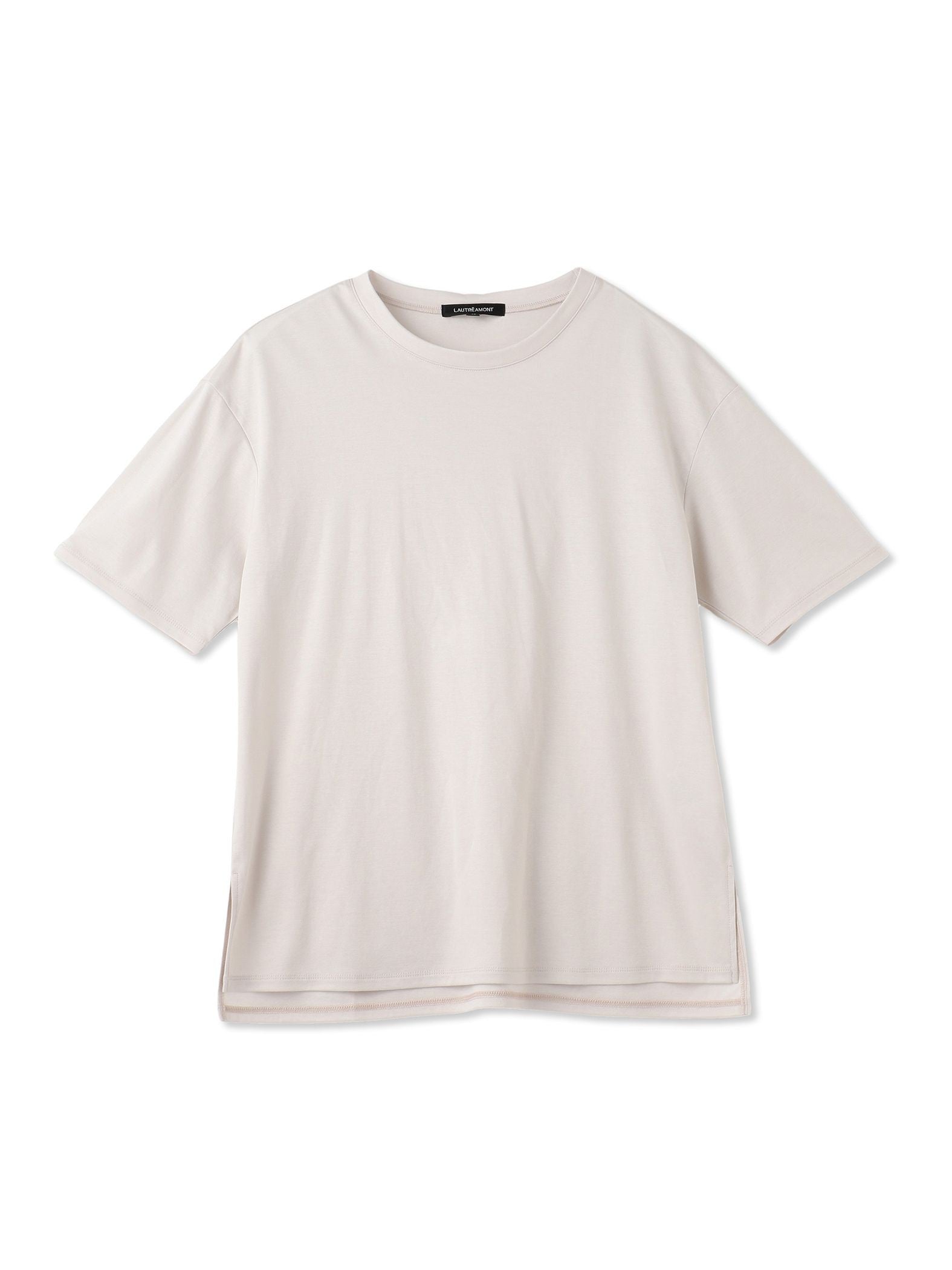 【WEB限定】【3サイズ】コットン汗じみ防止カットソー≪洗える/接触冷感≫