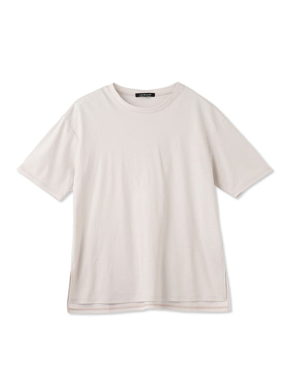 【WEB限定】【3サイズ】コットン汗じみ防止カットソー≪洗える/接触冷感≫