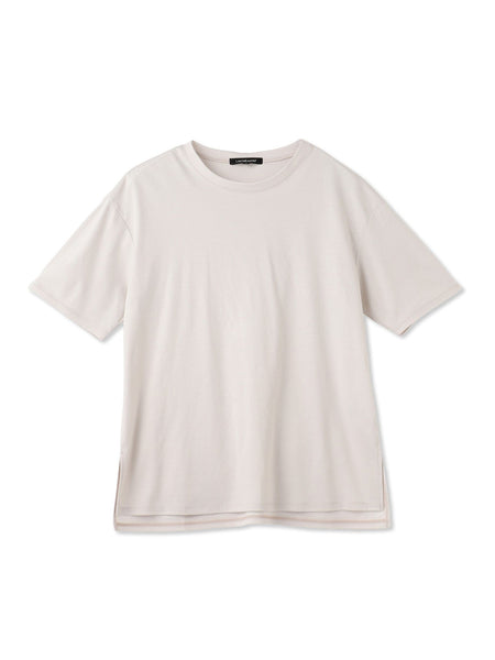 【WEB限定】【3サイズ】コットン汗じみ防止カットソー≪洗える/接触冷感≫