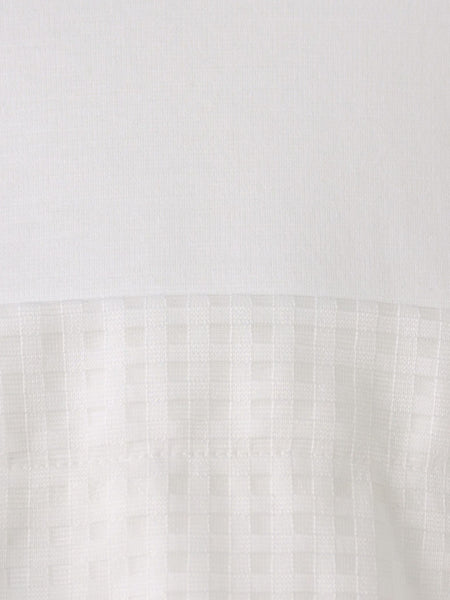 ビスチェ風ラッセルレースカットソー