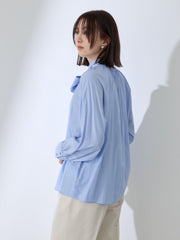 クリアローンワイドボウタイブラウス
