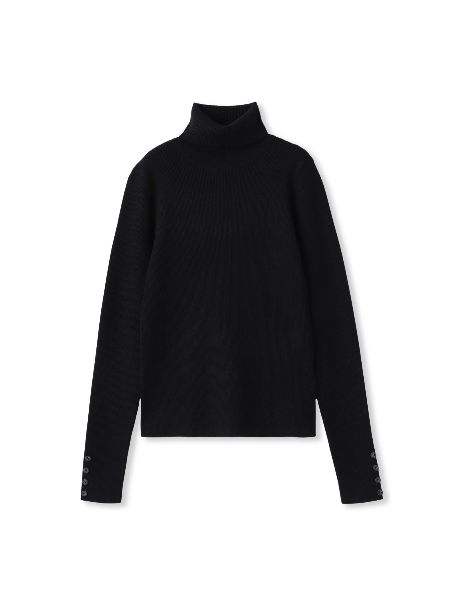 リブタートルニットプルオーバー≪手洗い可能≫