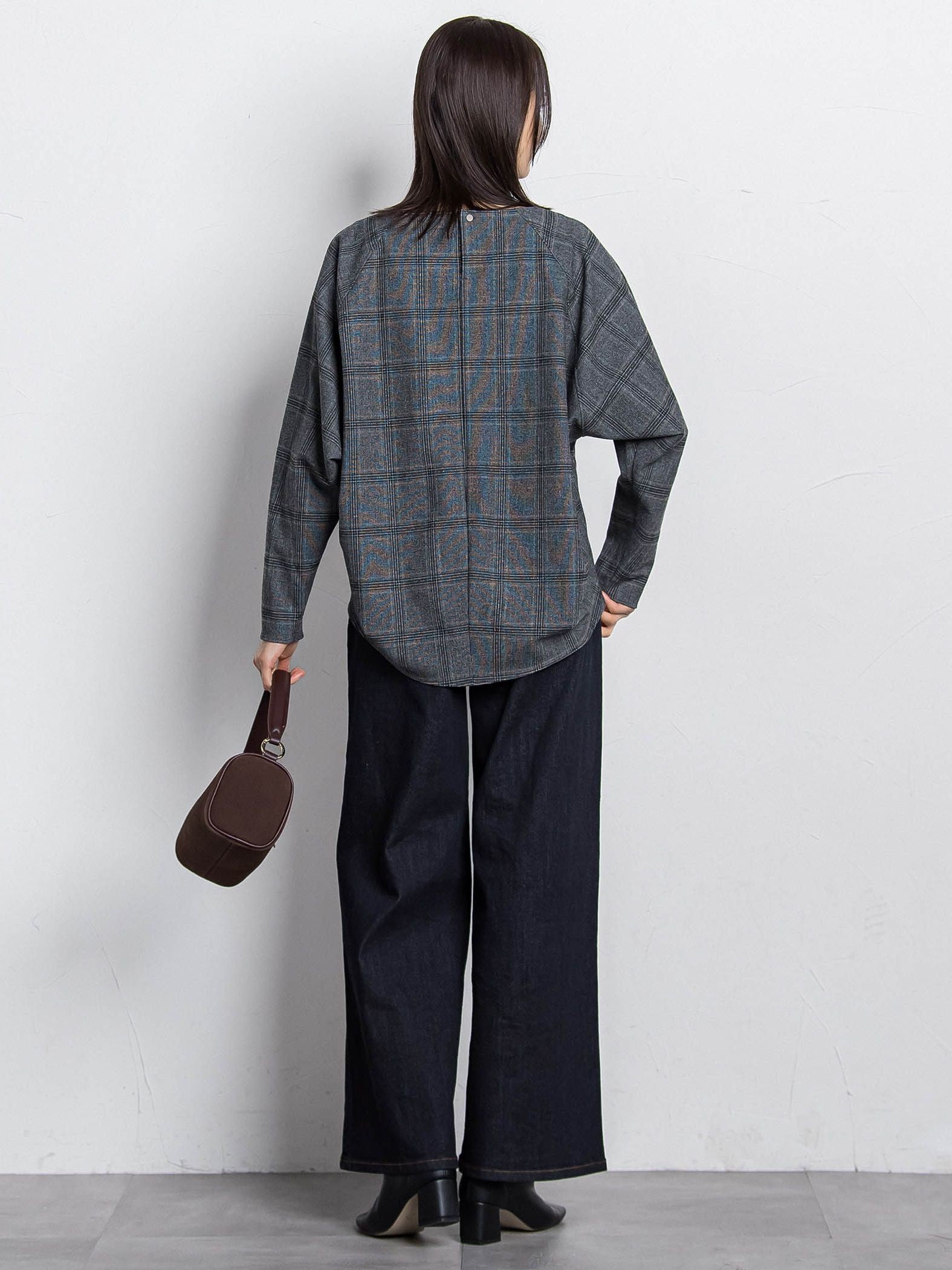 【WEB限定】365デニムパンツ ワイドシルエット≪洗える≫