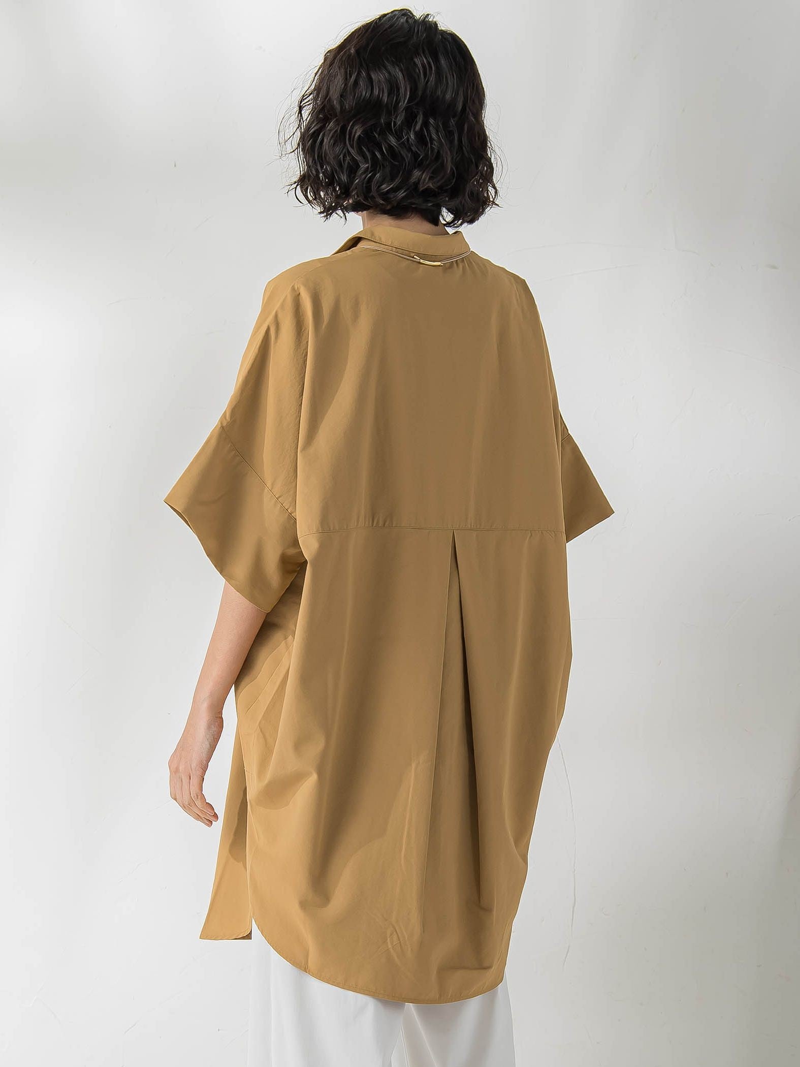 【WEB限定】チュニックシャツ≪手洗い可能≫