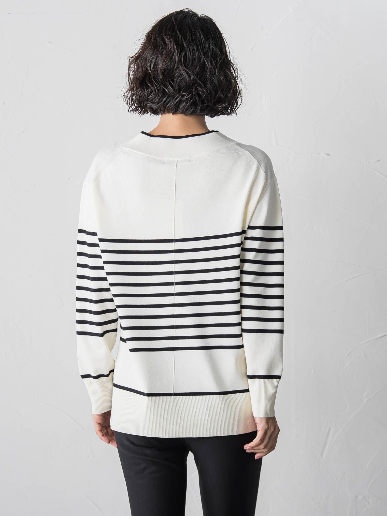 【大きいサイズ】Vネックニット≪手洗い可能≫