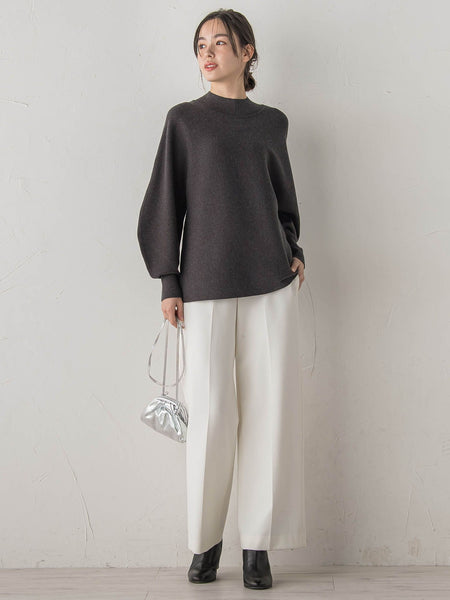 ウォッシャブルバナナスリーブニット≪手洗い可能≫