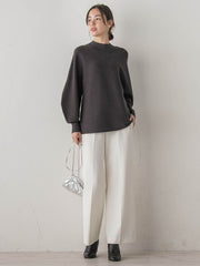 ウォッシャブルバナナスリーブニット≪手洗い可能≫