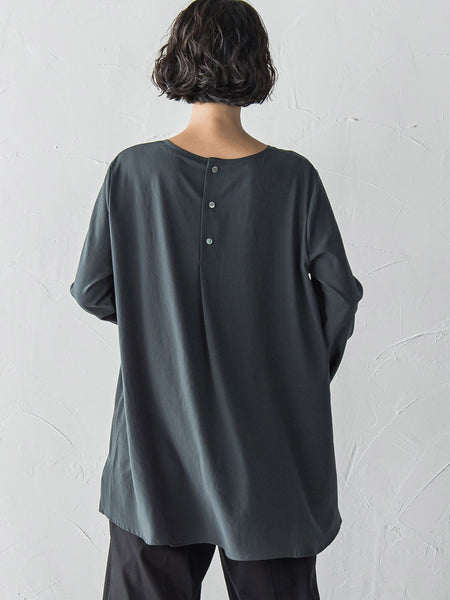”Tシャツ感覚で着られる”ジョーゼットブラウス≪洗濯機で洗える≫