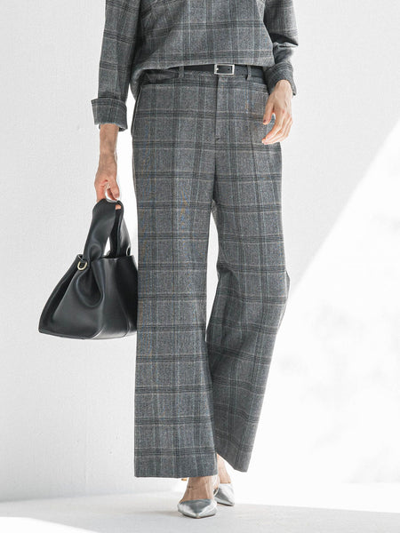 両面起毛ワイドパンツ≪WEB限定13号/洗える/セットアップ対応≫