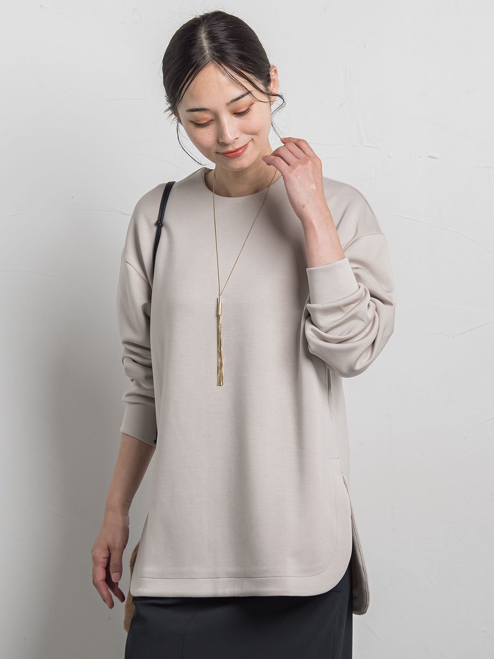 【WEB限定】ふんわリッチプルオーバー≪手洗い可能≫