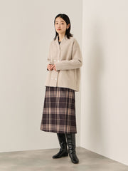 フェレットタッチWニットジャケット≪手洗い可能≫