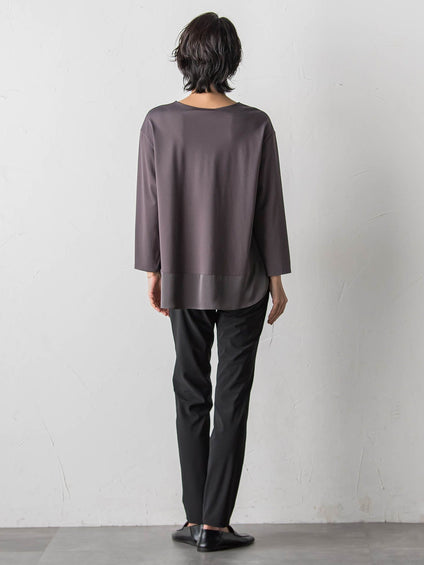 【大きいサイズ】パーフェクトベアスムースカットソー