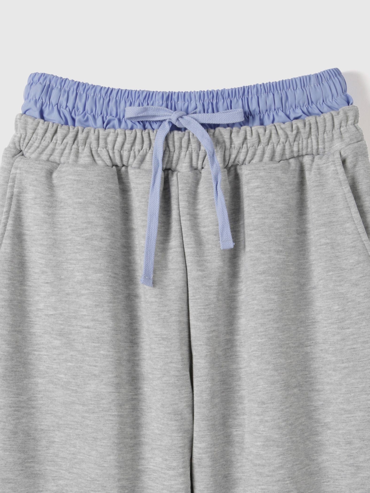 配色ドッキングスウェットパンツ≪セットアップ対応/手洗い可能≫