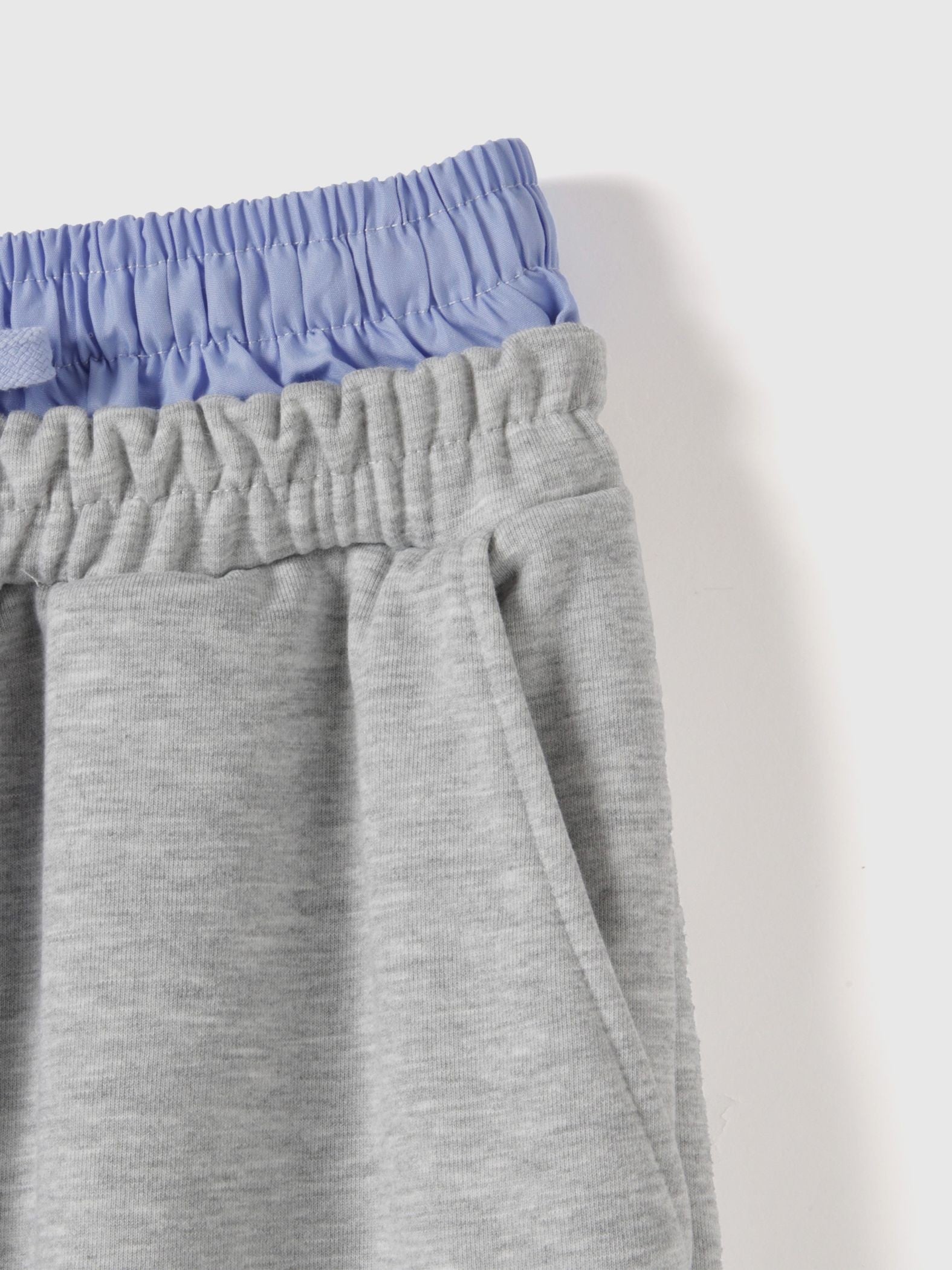 配色ドッキングスウェットパンツ≪セットアップ対応/手洗い可能≫