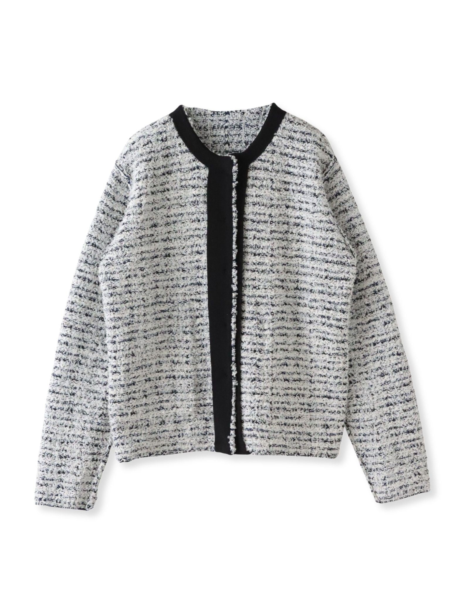 ツイードカーディガン