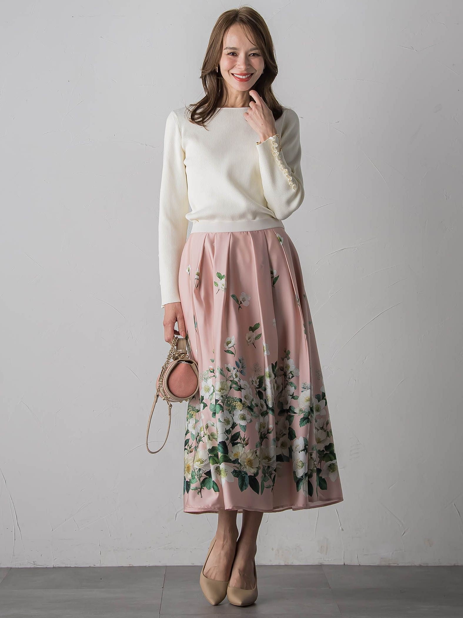 クリスマスローズスカート