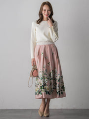 クリスマスローズスカート
