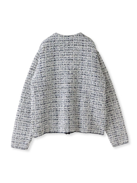 ツイードカーディガン