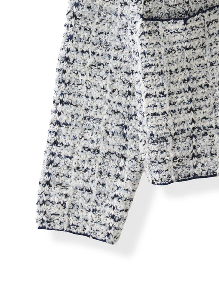 ツイードカーディガン