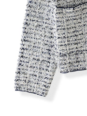 ツイードカーディガン