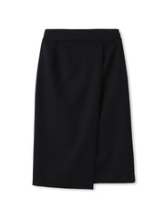 両面起毛ストレートスカート≪洗える/セットアップ対応≫