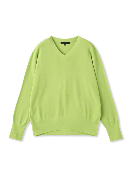 Brisbane Vネックニットプルオーバー≪WEB限定カラーあり/11号あり≫