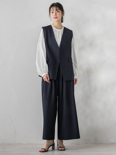 ブレードブラウス≪洗濯機で洗える≫