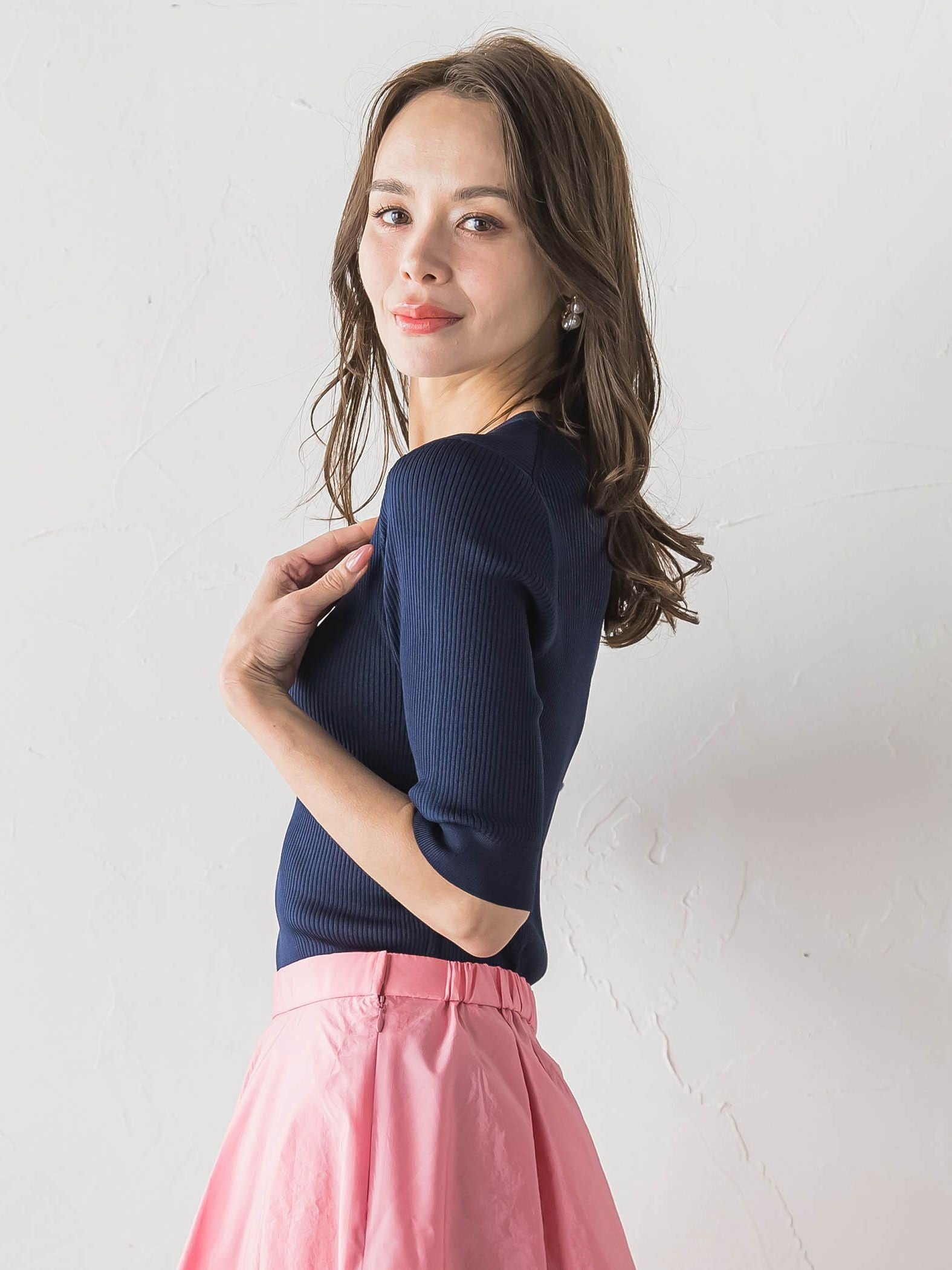 LUCINDAリブニット