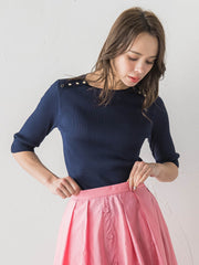 LUCINDAリブニット