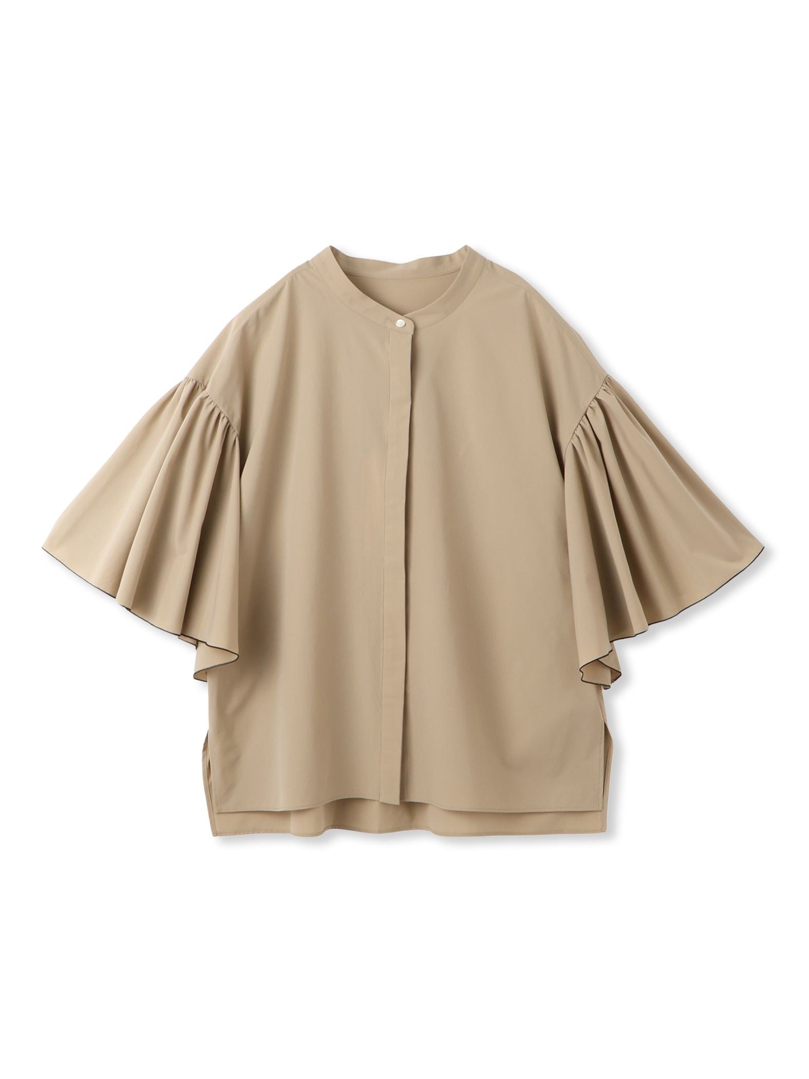 ストレッチフレアスリーブブラウス≪洗濯機で洗える≫