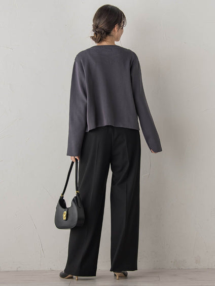 【新色追加】両面起毛ストレッチパンツ≪洗濯機で洗える≫