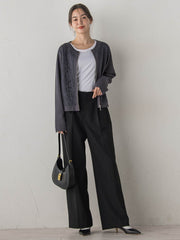 【新色追加】両面起毛ストレッチパンツ≪洗濯機で洗える≫