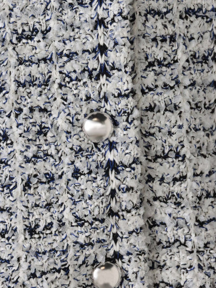 ツイードカーディガン