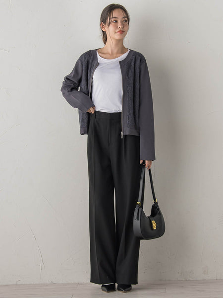 【新色追加】両面起毛ストレッチパンツ≪洗濯機で洗える≫