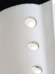 シャーリングスリーブニット