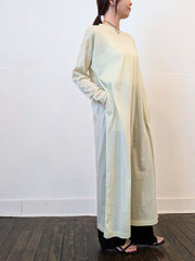 《予約販売》sheer long dress 　【日本製】