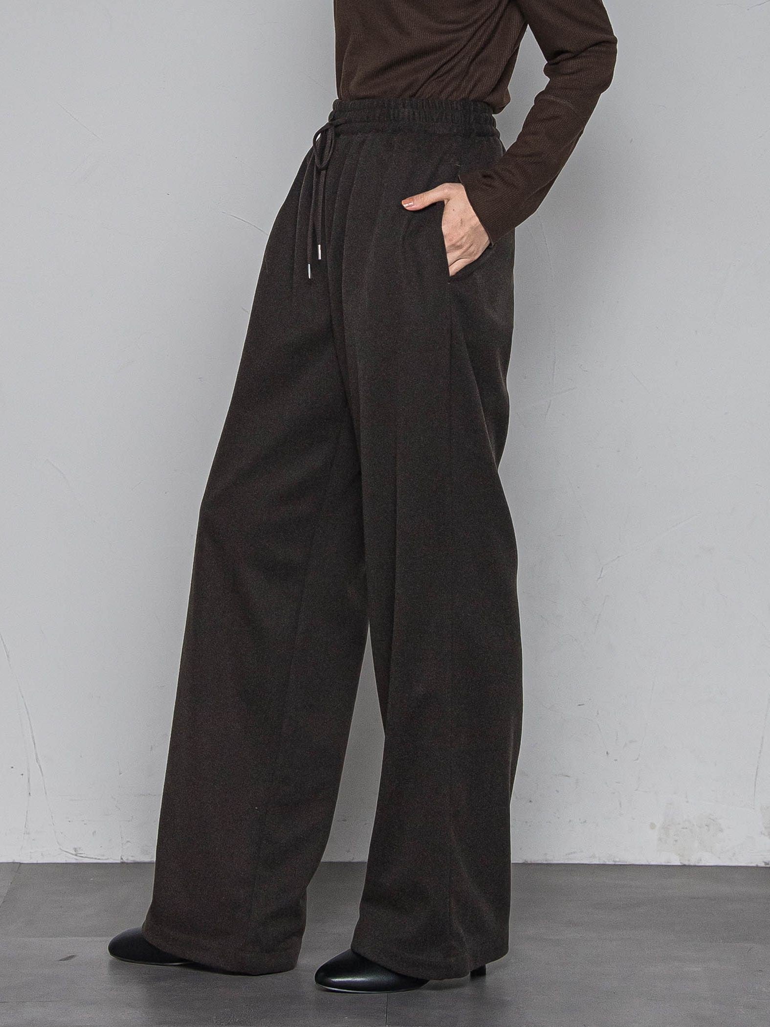 【楽・美・軽】イージーワイドパンツ≪手洗い可能≫