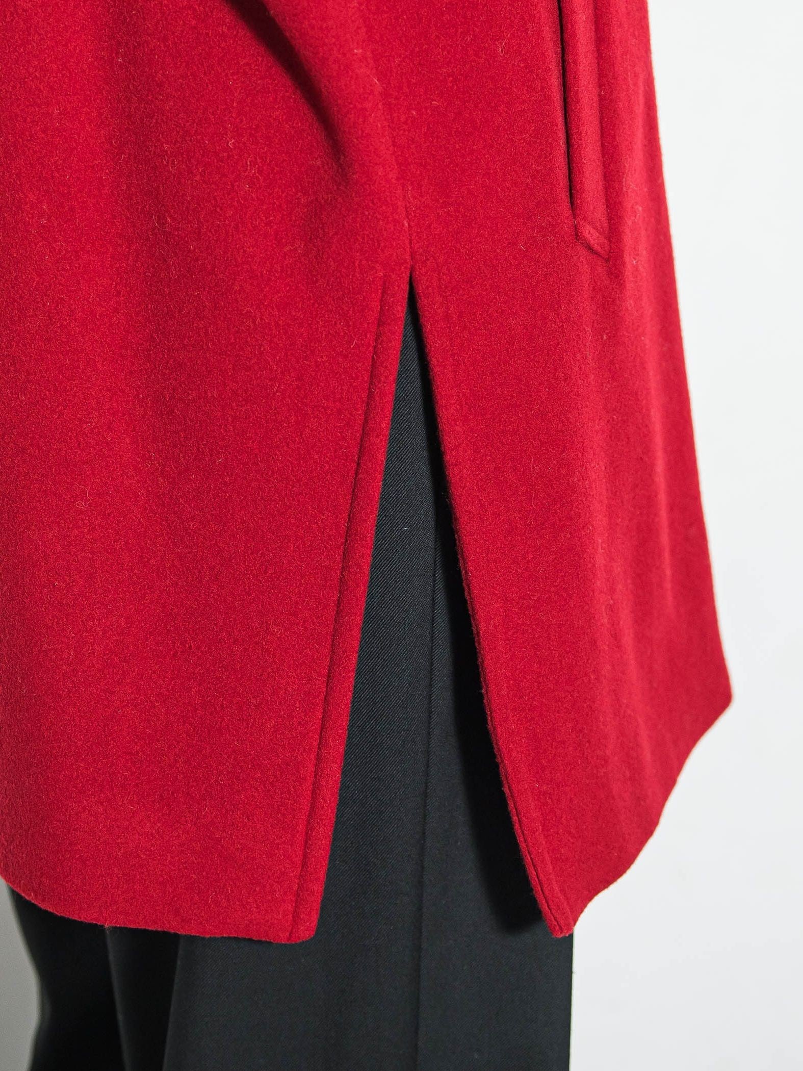 ラムウールダブルカラーコート