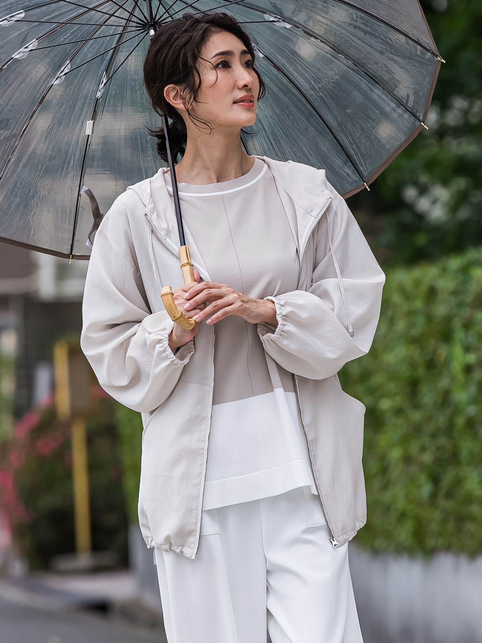 Tシャツ風ニットプルオーバー≪手洗い可能≫