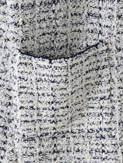 ツイードカーディガン