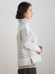 【大きいサイズ】シアー切り替えカットソー