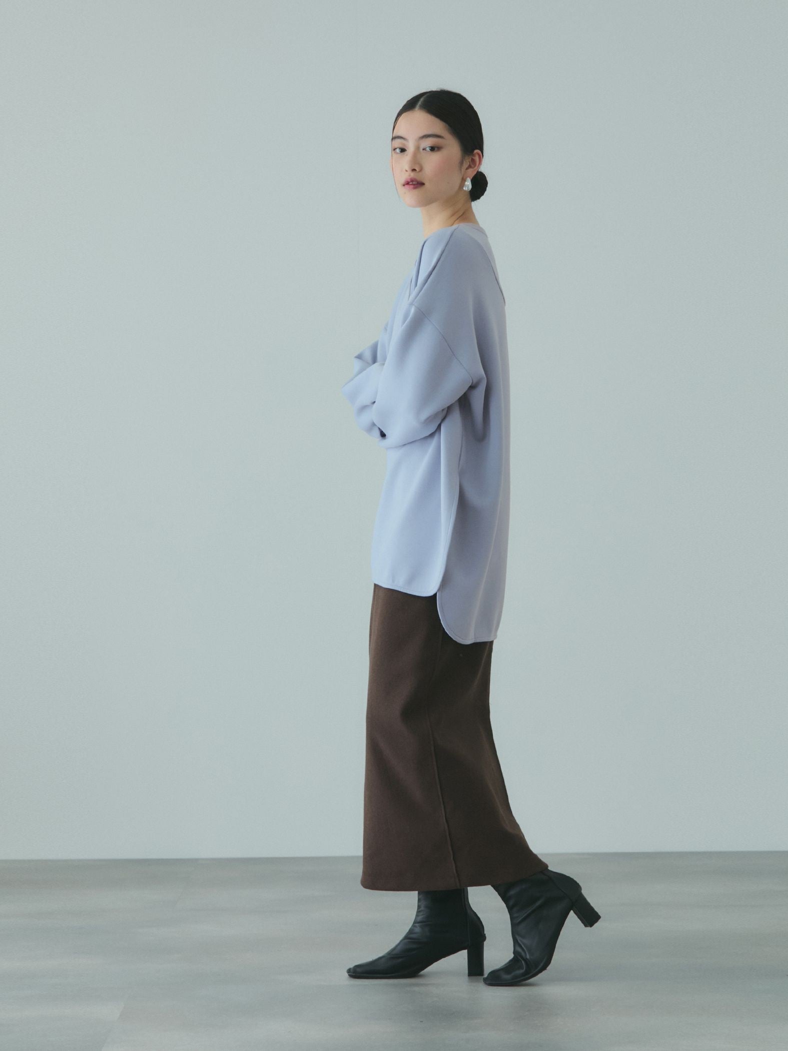 スポンディッシュオーバーサイズプルオーバー≪手洗い可能≫