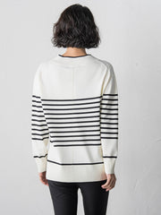 Vネックニット≪手洗い可能≫