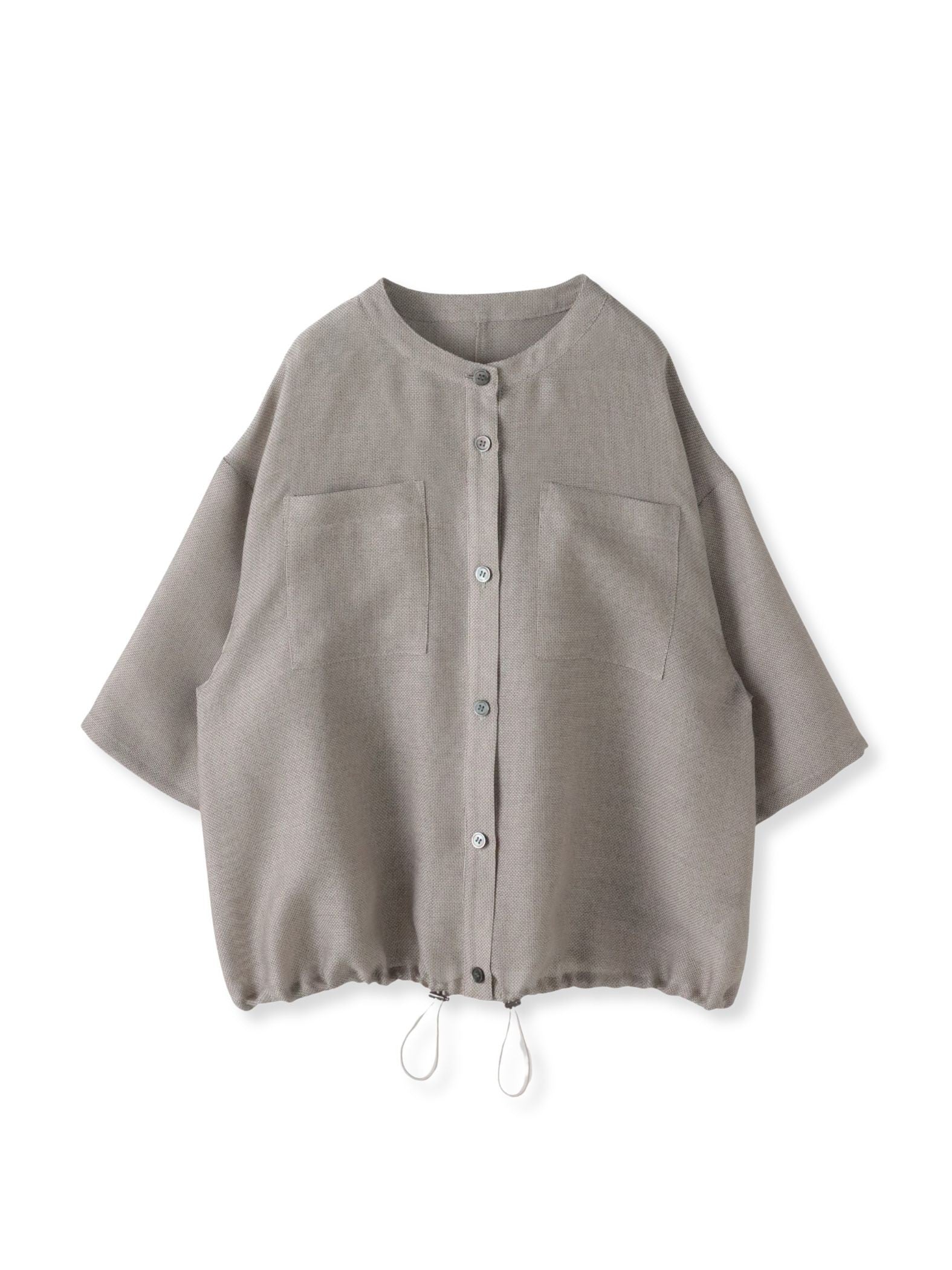 シャンブレーメッシュブルゾン≪手洗い可能≫